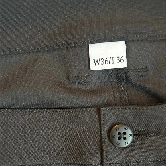 NWOT FootJot Men's Black Golf Pants, W36/L36 - Picture 4 of 5